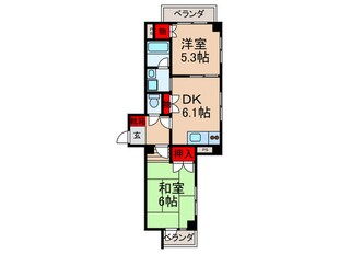 第五ママダビル南砂ハイツの物件間取画像